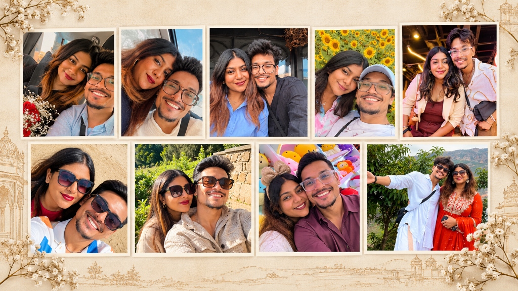 Janhvi & Devesh Moments Collage